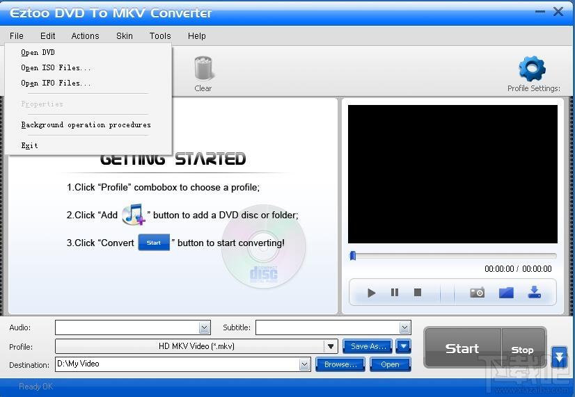 EZtoo DVD To MKV Converter,dvd转mkv,,dvd转换器