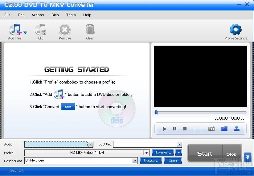 EZtoo DVD To MKV Converter,dvd转mkv,,dvd转换器