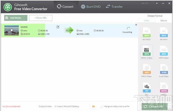 Gihosoft Free Video Converter下载,视频转换器,视频转换